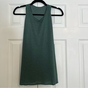 Senita forest green workout tank